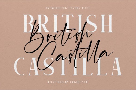 British Castilla: A Duo Font for Modern Brand Elegance