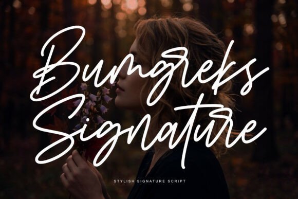 Bumgreks Signature: A Modern Script for Authentic Branding