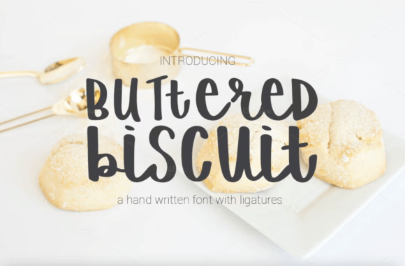 Buttered Biscuit: A Font with Handmade Charm