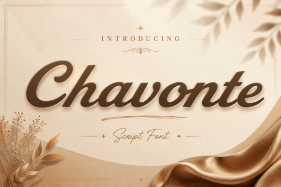 Chavonte: Blending Calligraphic Elegance with Modern Design