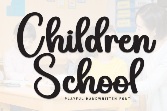 Children School Font: The Magical Script for Creative Projects