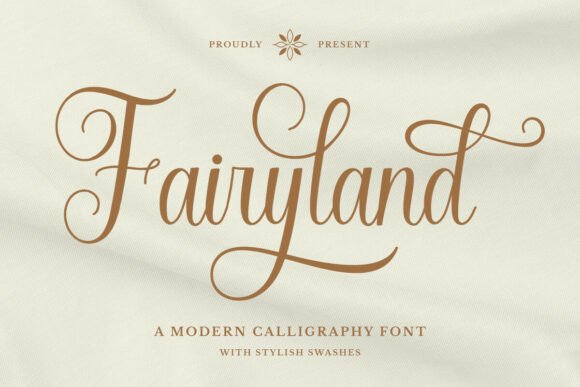 Fairyland: A Graceful Script Font for Every Special Moment