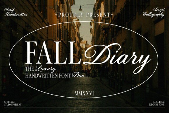 Fall Diary: The Premium Font Pairing for Autumn Elegance