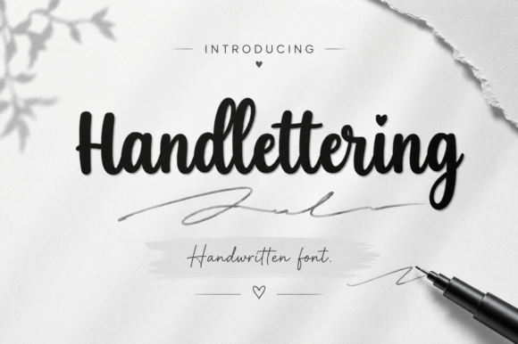 Handlettering Ink: A Font with a Personal Touch