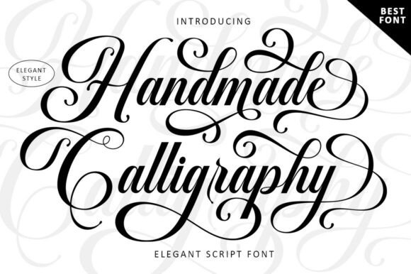 Handmade Calligraphy: A Script Font for Timeless Elegance