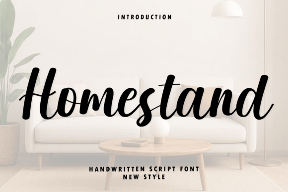 Homestand: The Modern Script Font for Timeless Branding