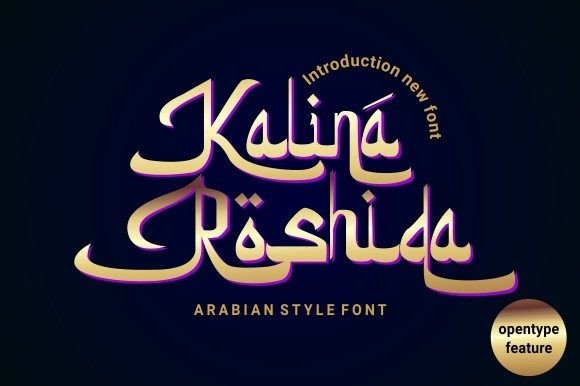 Kalina Rashida: The Script Font for Luxury Branding