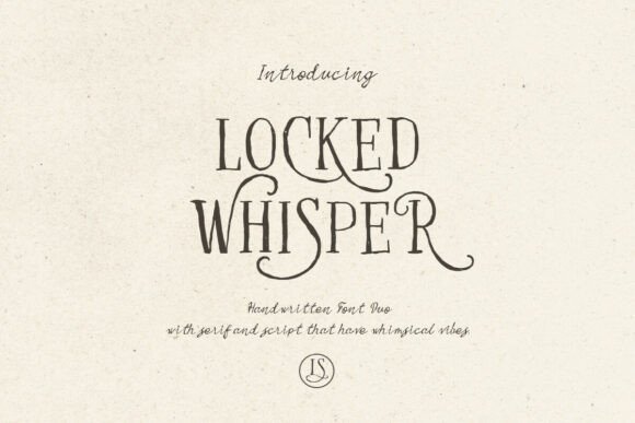 Locked Whisper: A Font Duo for Timeless Design