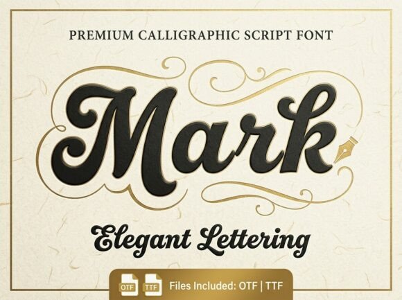 Mark: A Premium Script Font with Unmistakable Presence