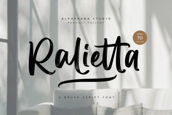 Ralietta: A Brush Script Font for Modern Creatives