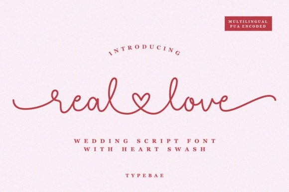 Real Love: The Wedding Script Font That Steals Hearts