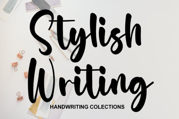 Stylish Writing: The Handwritten Script Font for Joyful Design