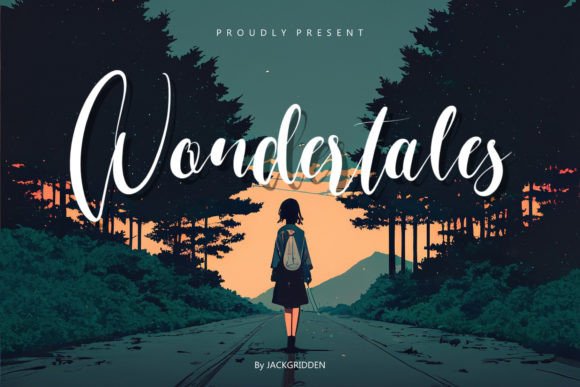 Wondertales: A Script Font for Storytellers